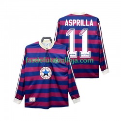 Camisola 2º Equipamento Newcastle United ASPRILLA 11 1995 1997 Manga Comprida Retro ,Homem