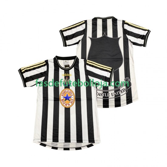 Camisola 1º Equipamento Newcastle United 1997 1999 Manga Curta Retro ,Homem