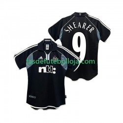 Camisola 2º Equipamento Newcastle United SHEARER 9 2000 2001 Manga Curta Retro ,Homem