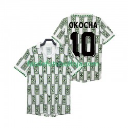 Camisola 2º Equipamento Seleção Nigeriana OKOCHA 10 1994 Manga Curta Retro ,Homem