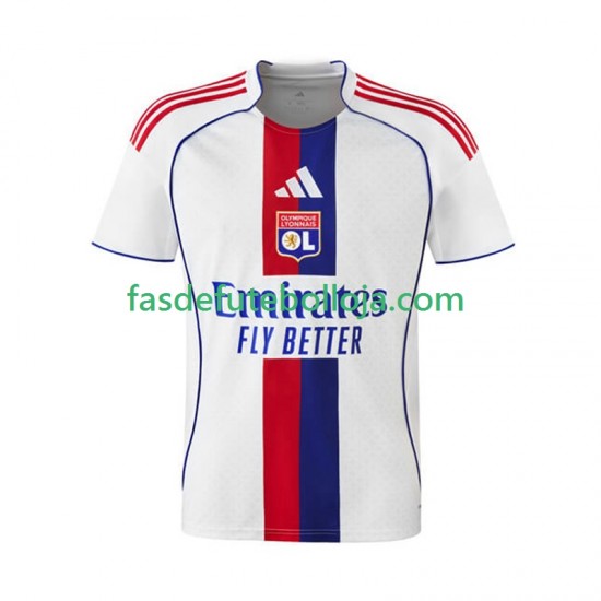 Camisola 1º Equipamento Olympique Lyonnais 2025-2026 Manga Curta ,Homem