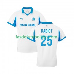 Camisola 1º Equipamento Olympique de Marseille Adrien Rabiot 25 2025-2026 Manga Curta ,Homem