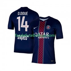 Camisola 1º Equipamento Paris Saint-Germain Desire Doue 14 2025-2026 Manga Curta ,Homem