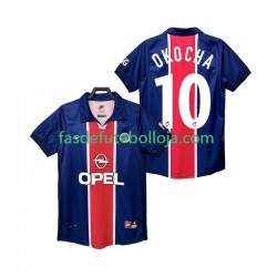 Camisola 1º Equipamento Paris Saint-Germain OKOCHA 10 1998 1999 Manga Curta Retro ,Homem