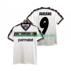 Camisola 2º Equipamento Parma ADRIANO 9 2003 2002 Manga Curta Retro ,Homem