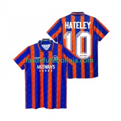 Camisola 2º Equipamento Rangers HATELEY 10 1993 1994 Manga Curta Retro ,Homem