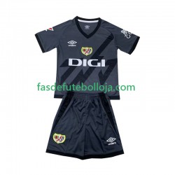 Camisola 3º Equipamento Rayo Vallecano 2024-2025 Manga Curta ,Criança