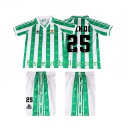 Camisola 1º Equipamento Real Betis FINIDI 25 1996 1997 Manga Curta Retro ,Criança