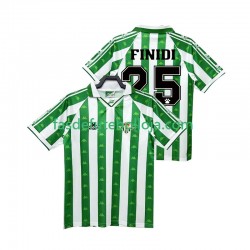Camisola 1º Equipamento Real Betis FINIDI 25 1996 1997 Manga Curta Retro ,Homem