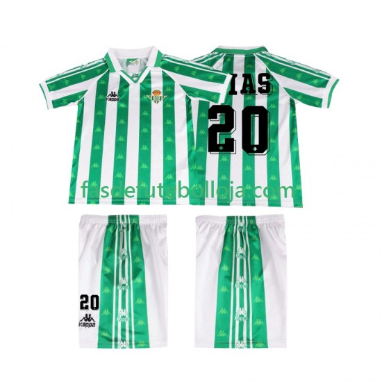 Camisola 1º Equipamento Real Betis Tomas Olias 20 1996 1997 Manga Curta Retro ,Criança
