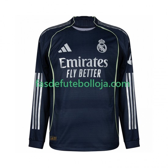 Camisola 2º Equipamento Real Madrid 2025-2026 Manga Comprida ,Homem