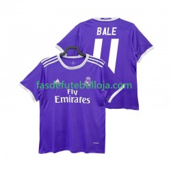 Camisola 2º Equipamento Real Madrid BALE 11 2016 2017 Manga Curta Retro ,Homem