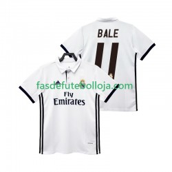 Camisola 1º Equipamento Real Madrid BALE 11 2017 2018 Manga Curta Retro ,Homem