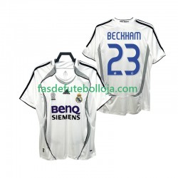 Camisola 1º Equipamento Real Madrid BECKHAM 23 2007 2006 Manga Curta Retro ,Homem