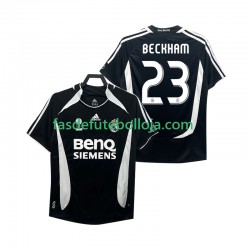 Camisola 3º Equipamento Real Madrid Beckham 23 2007 2006 Manga Curta Retro ,Homem