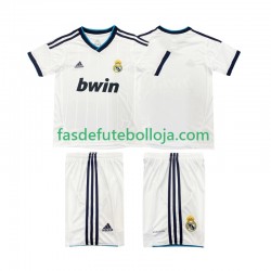 Camisola 1º Equipamento Real Madrid 2012 2013 Manga Curta Retro ,Criança
