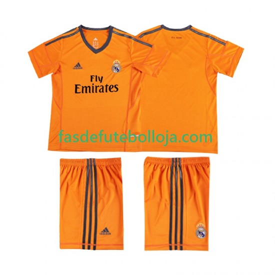 Camisola 3º Equipamento Real Madrid 2013 2014 Manga Curta Retro ,Criança