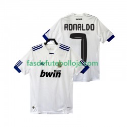 Camisola 1º Equipamento Real Madrid Cristiano Ronaldo 7 2011 2010 Manga Curta Retro ,Homem