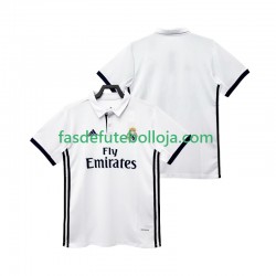 Camisola 1º Equipamento Real Madrid 2017 2018 Manga Curta Retro ,Homem