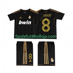Camisola 2º Equipamento Real Madrid KAKA 8 -2012 2011 Manga Curta Retro ,Criança