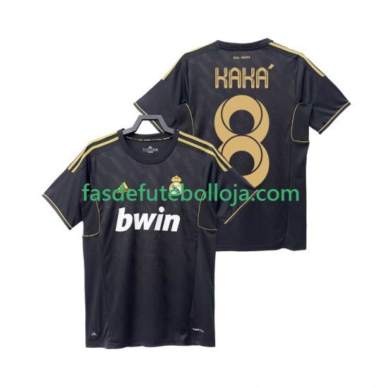 Camisola 2º Equipamento Real Madrid KAKA 8 2012 2011 Manga Curta Retro ,Homem