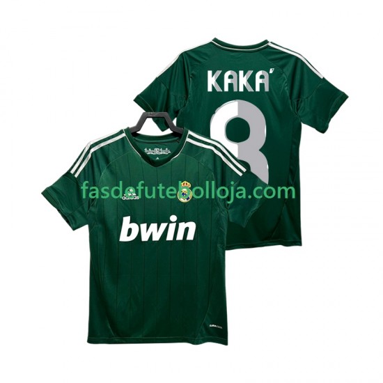 Camisola 3º Equipamento Real Madrid KAKA 8 2012 2013 Manga Curta Retro ,Homem