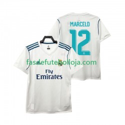Camisola 1º Equipamento Real Madrid MARCELD 12 2017 2018 Manga Curta Retro ,Homem