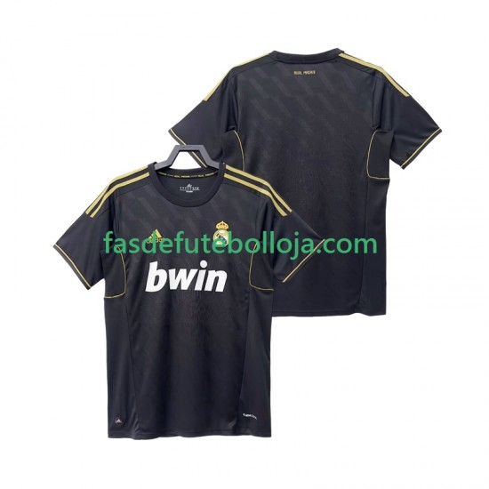 Camisola 2º Equipamento Real Madrid 2012 2011 Manga Curta Retro ,Homem