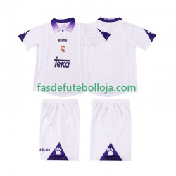 Camisola 1º Equipamento Real Madrid 1997 1998 Manga Curta Retro ,Criança