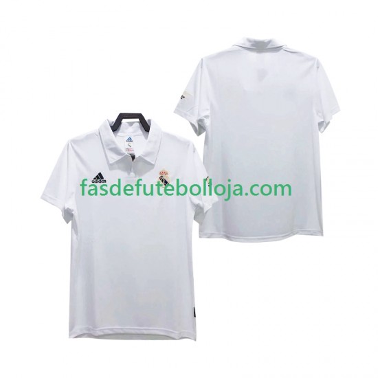 Camisola 1º Equipamento Real Madrid 2003 2002 Manga Curta Retro ,Homem