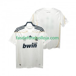 Camisola 1º Equipamento Real Madrid 2009 2010 Manga Curta Retro ,Homem
