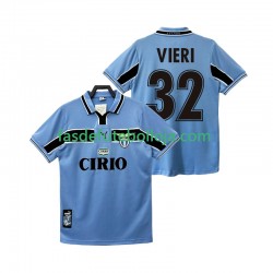 Camisola 1º Equipamento SS Lazio VIERI 32 1998 1999 Manga Curta Retro ,Homem