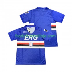 Camisola 1º Equipamento Sampdoria 1990 1991 Manga Curta Retro ,Homem