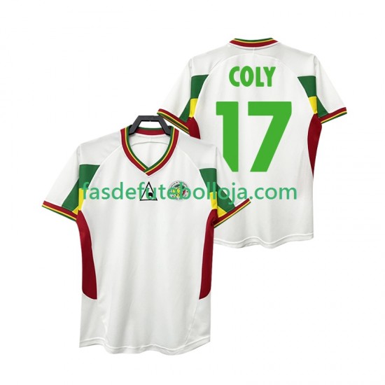 Camisola 1º Equipamento Seleção Senegalesa COLY 17 2002 Manga Curta Retro ,Homem