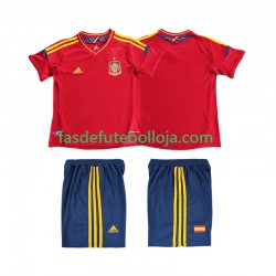 Camisola 1º Equipamento Seleção Espanhola 2012 Manga Curta Retro ,Criança