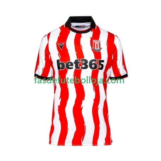 Camisola 1º Equipamento Stoke City 2025-2026 Manga Curta ,Homem