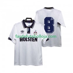 Camisola 1º Equipamento Tottenham Hotspur 8 1991 1993 Manga Curta Retro ,Homem