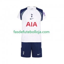 Camisola 1º Equipamento Tottenham Hotspur 2025-2026 Manga Curta ,Criança