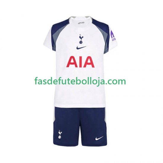 Camisola 1º Equipamento Tottenham Hotspur 2025-2026 Manga Curta ,Criança