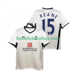 Camisola 1º Equipamento Tottenham Hotspur Keane 15 2009 2008 Manga Curta Retro ,Homem