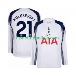 Camisola 1º Equipamento Tottenham Hotspur Kulusevski 21 2025-2026 Manga Comprida ,Homem