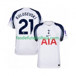 Camisola 1º Equipamento Tottenham Hotspur Kulusevski 21 2025-2026 Manga Curta ,Homem