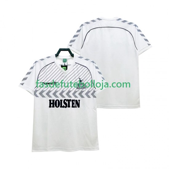Camisola 1º Equipamento Tottenham Hotspur 1986 Manga Curta Retro ,Homem