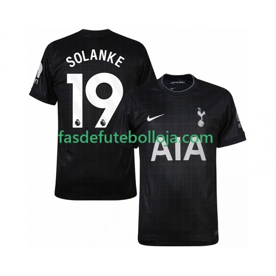 Camisola 2º Equipamento Tottenham Hotspur Solanke 19 2025-2026 Manga Curta ,Homem