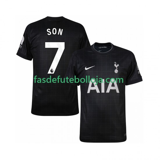 Camisola 2º Equipamento Tottenham Hotspur Son Heung-Min 7 2025-2026 Manga Curta ,Homem