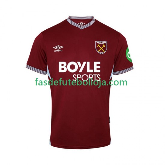 Camisola 1º Equipamento West Ham United 2025-2026 Manga Curta ,Homem