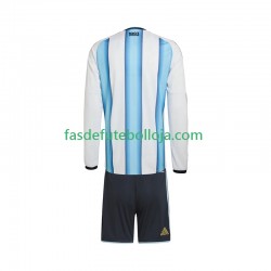 Camisola 1º Equipamento Seleção Argentina World Cup 2026 Manga Comprida ,Criança