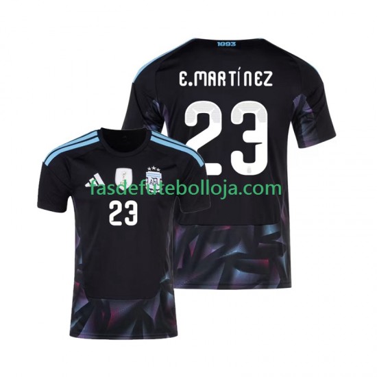 Camisola Guarda-redes 1º Equipamento Seleção Argentina Emiliano Martinez 23 World Cup 2026 Manga Curta ,Homem