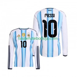 Camisola 1º Equipamento Seleção Argentina Lionel Messi 10 World Cup 2026 Manga Comprida ,Homem