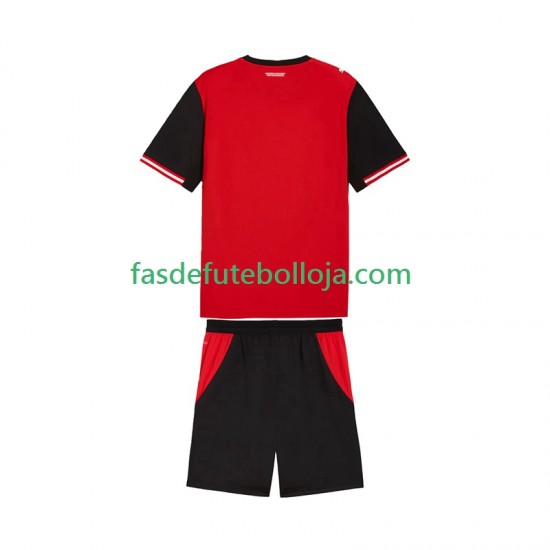 Camisola 1º Equipamento Seleção Austríaca World Cup 2026 Manga Curta ,Criança